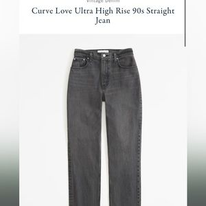 Abercrombie curve love jeans